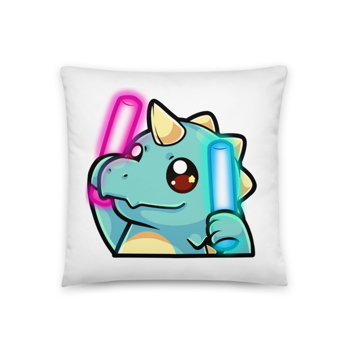 Codysaurus - Basic Pillow - Rave