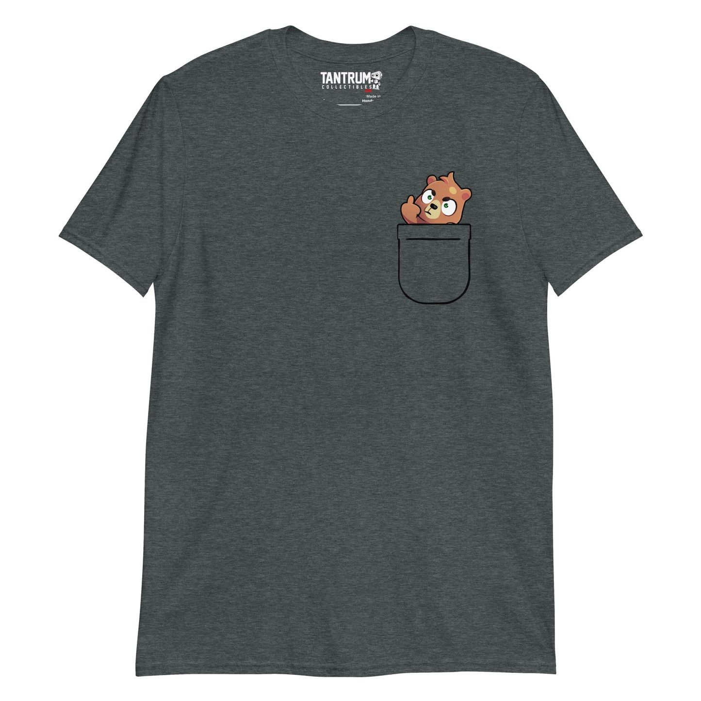 Burr - Unisex T-Shirt - Printed Pocket Finger