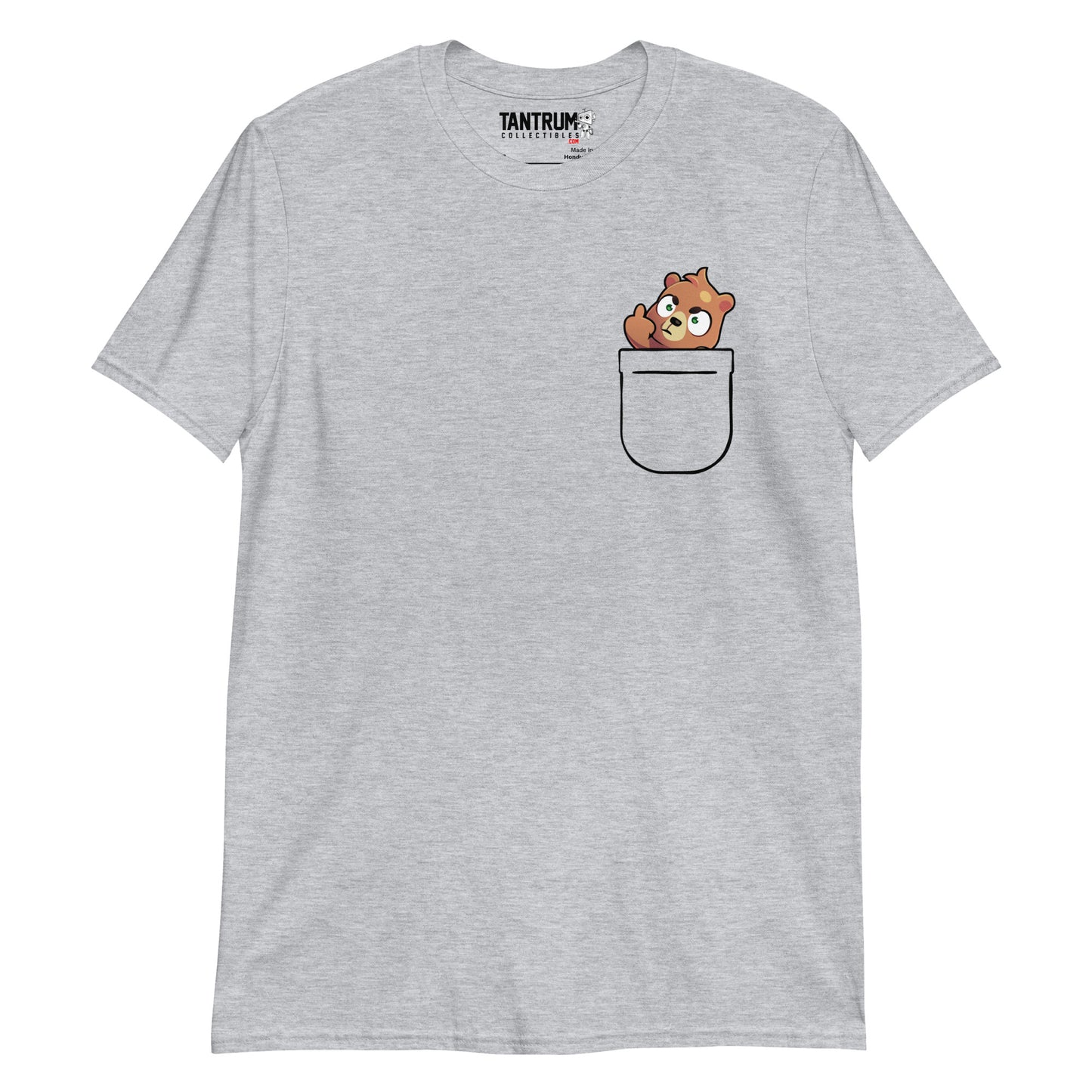 Burr - Unisex T-Shirt - Printed Pocket Finger