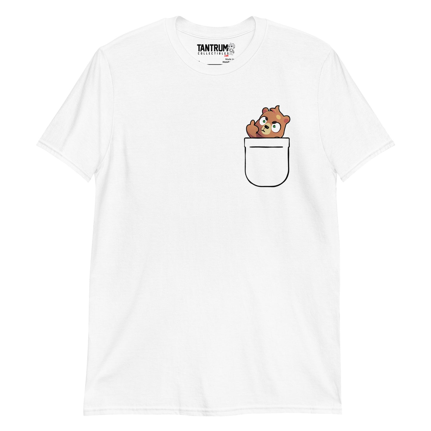 Burr - Unisex T-Shirt - Printed Pocket Finger