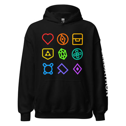 Zeldathon - Unisex Hoodie - Icons