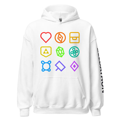 Zeldathon - Unisex Hoodie - Icons