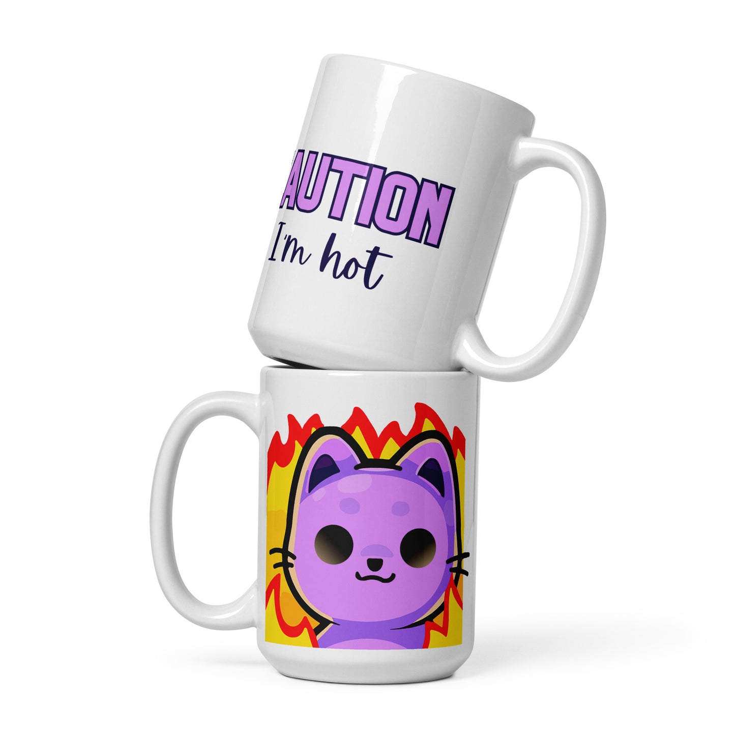 Baeginning - White Glossy Mug - Caution