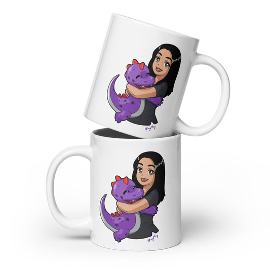 HKayPlay - White Glossy Mug - Hug