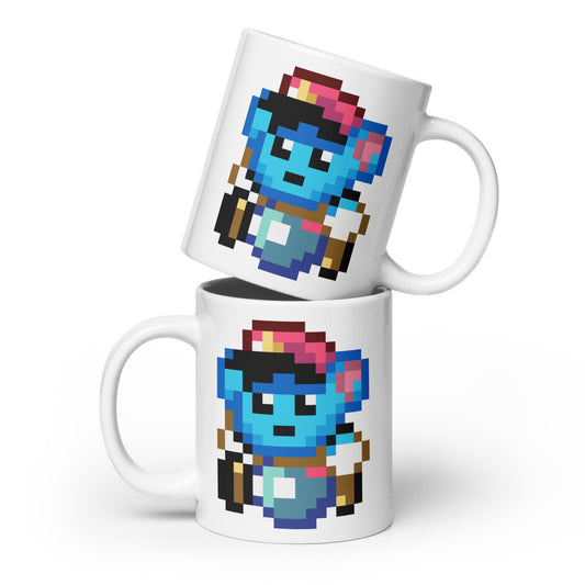 MrMightyMouse - White Glossy Mug - Mouseo