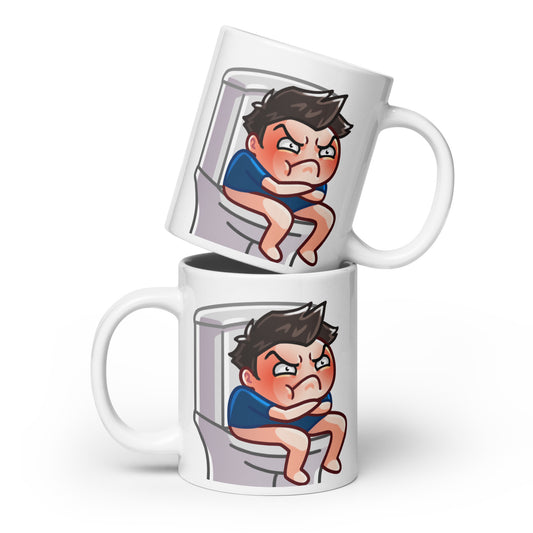 Trikslyr - White Glossy Mug - Rage Poop