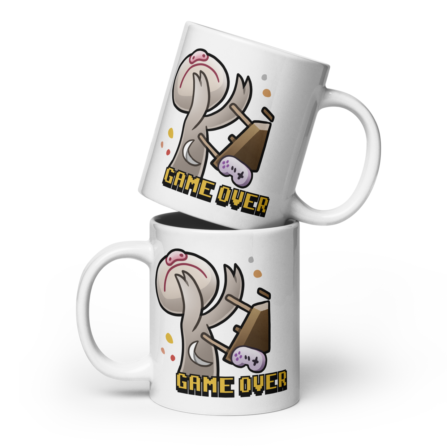 Shovda - White Glossy Mug - C'mon "Game Over"