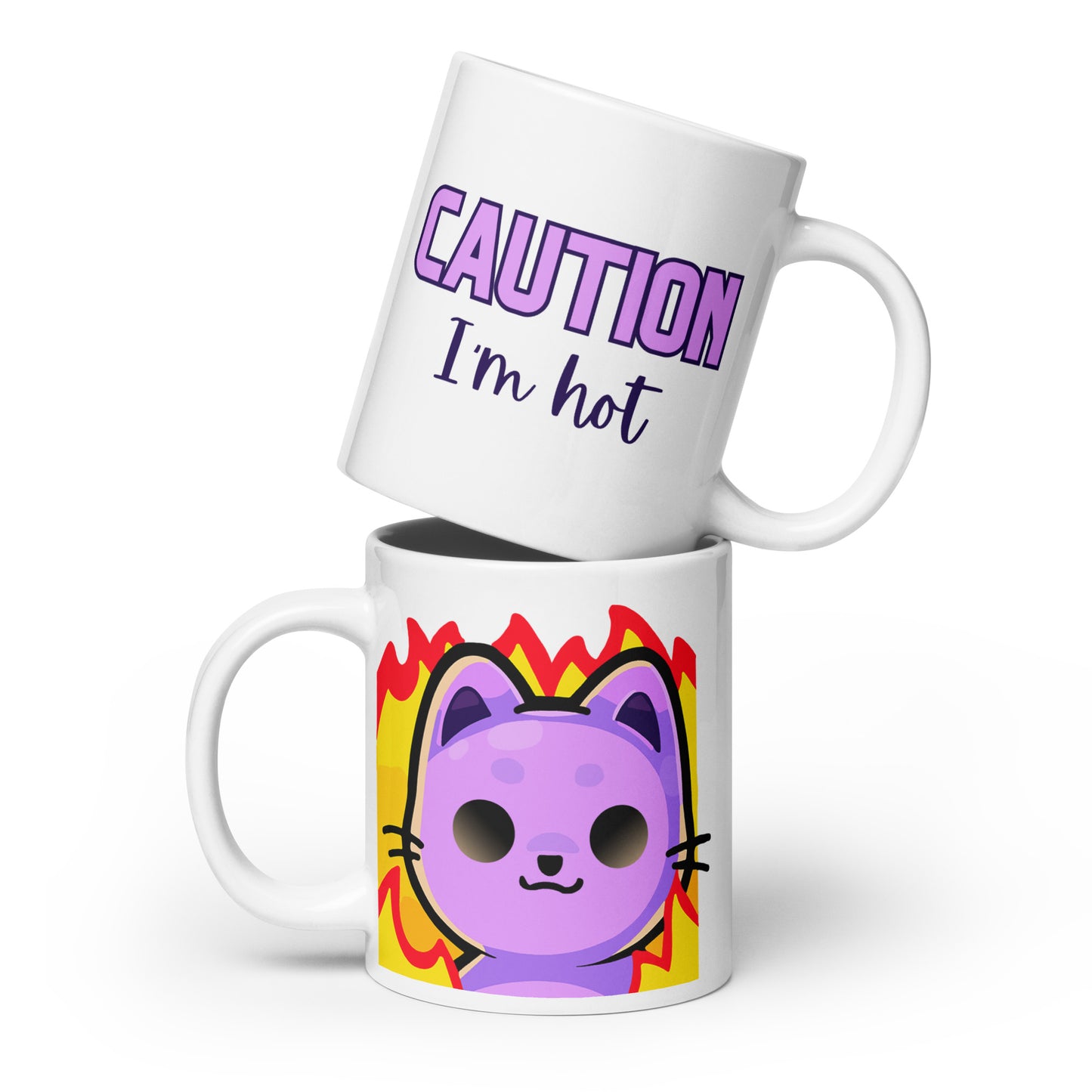 Baeginning - White Glossy Mug - Caution