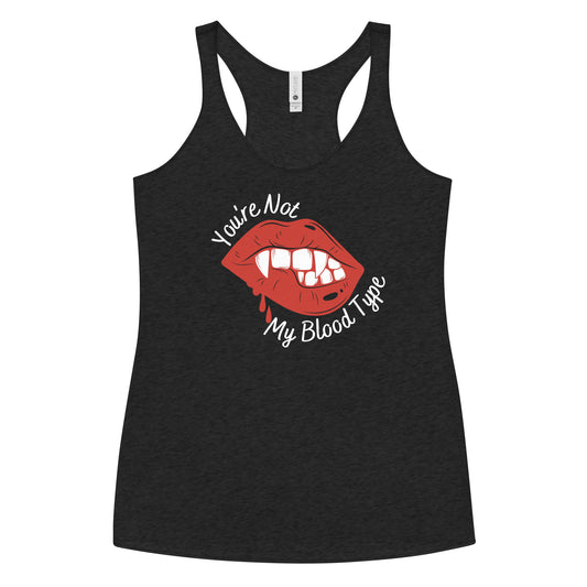 VyroniQ- Women's Racerback Tank- Blood Type