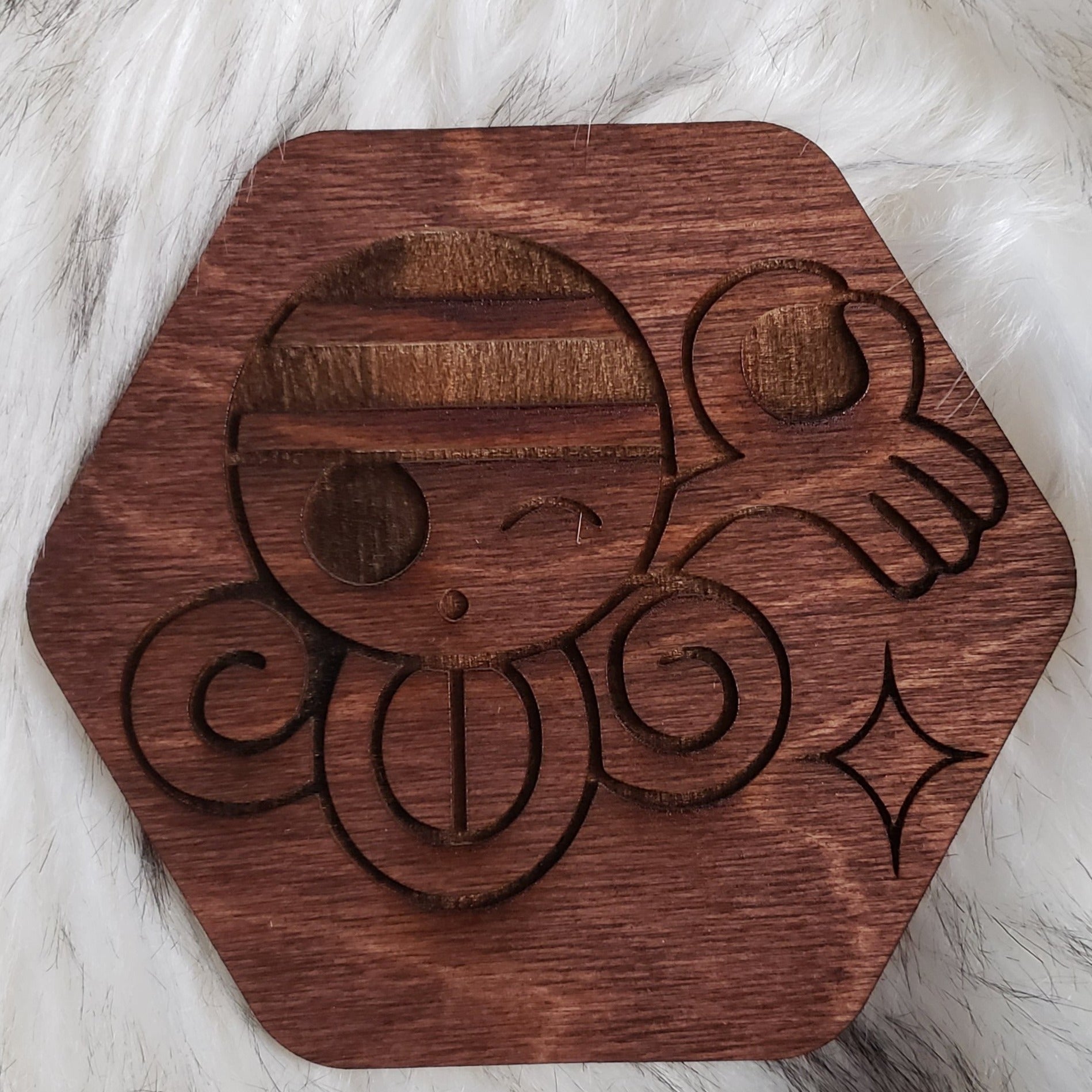 Wooden One Piece Coaster-Nami - TantrumCollectibles.com