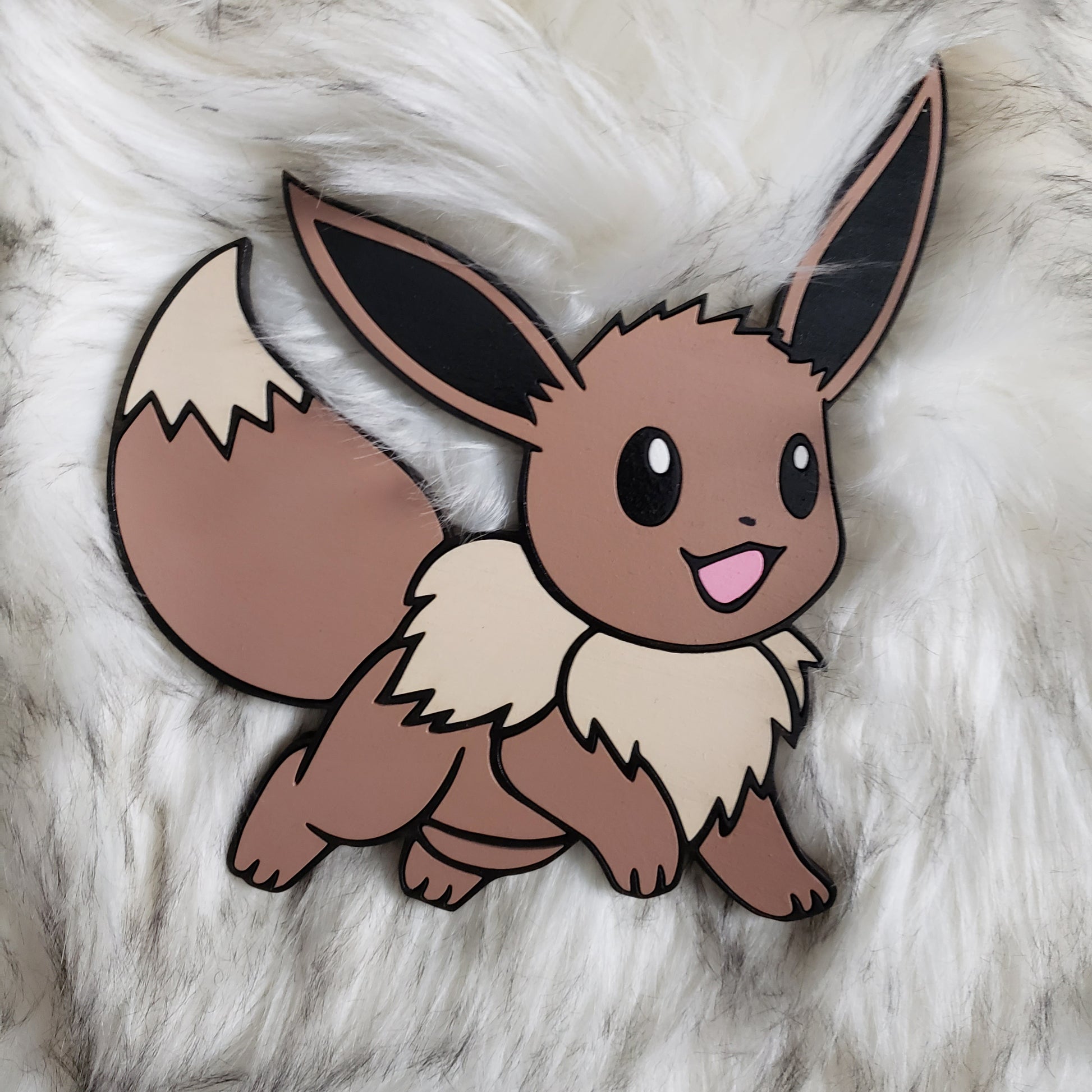 Pokémon- Wooden Wall Art- Eevee - TantrumCollectibles.com