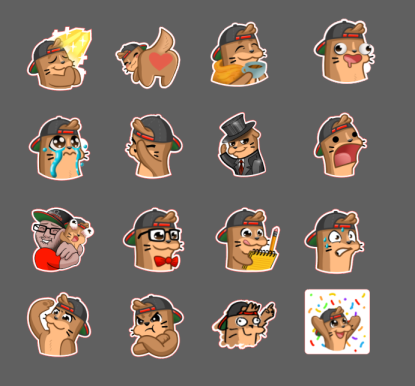 Chambo Sticker Bundle (16 stickers)